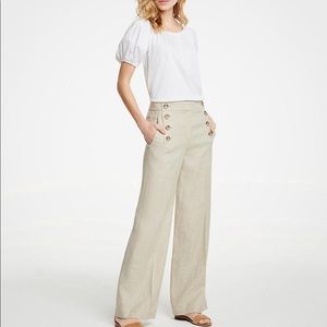 Ann Taylor Wide Leg Sailor Pants